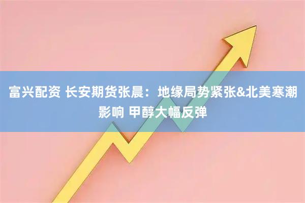 富兴配资 长安期货张晨：地缘局势紧张&北美寒潮影响 甲醇大幅反弹