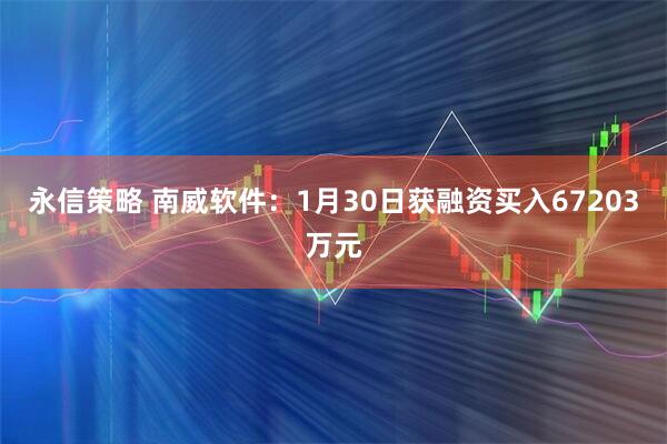 永信策略 南威软件：1月30日获融资买入67203万元